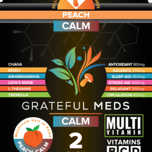 Grateful Meds Peach Peace Multivitamin