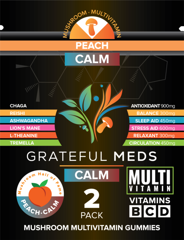Grateful Meds Peach Peace Multivitamin